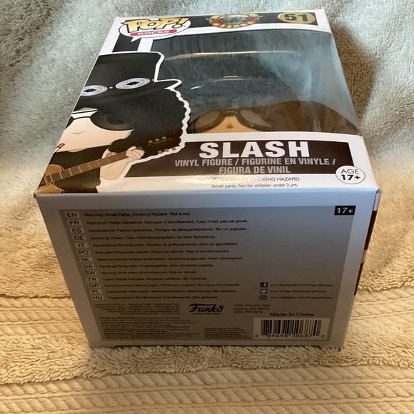 Funko Pop Slash from Guns N Roses Vinyl Figurine - Picture 7 of 7